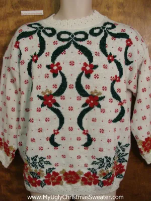 80s 2sided Mess Horrible Ugly Christmas Sweater Pullover