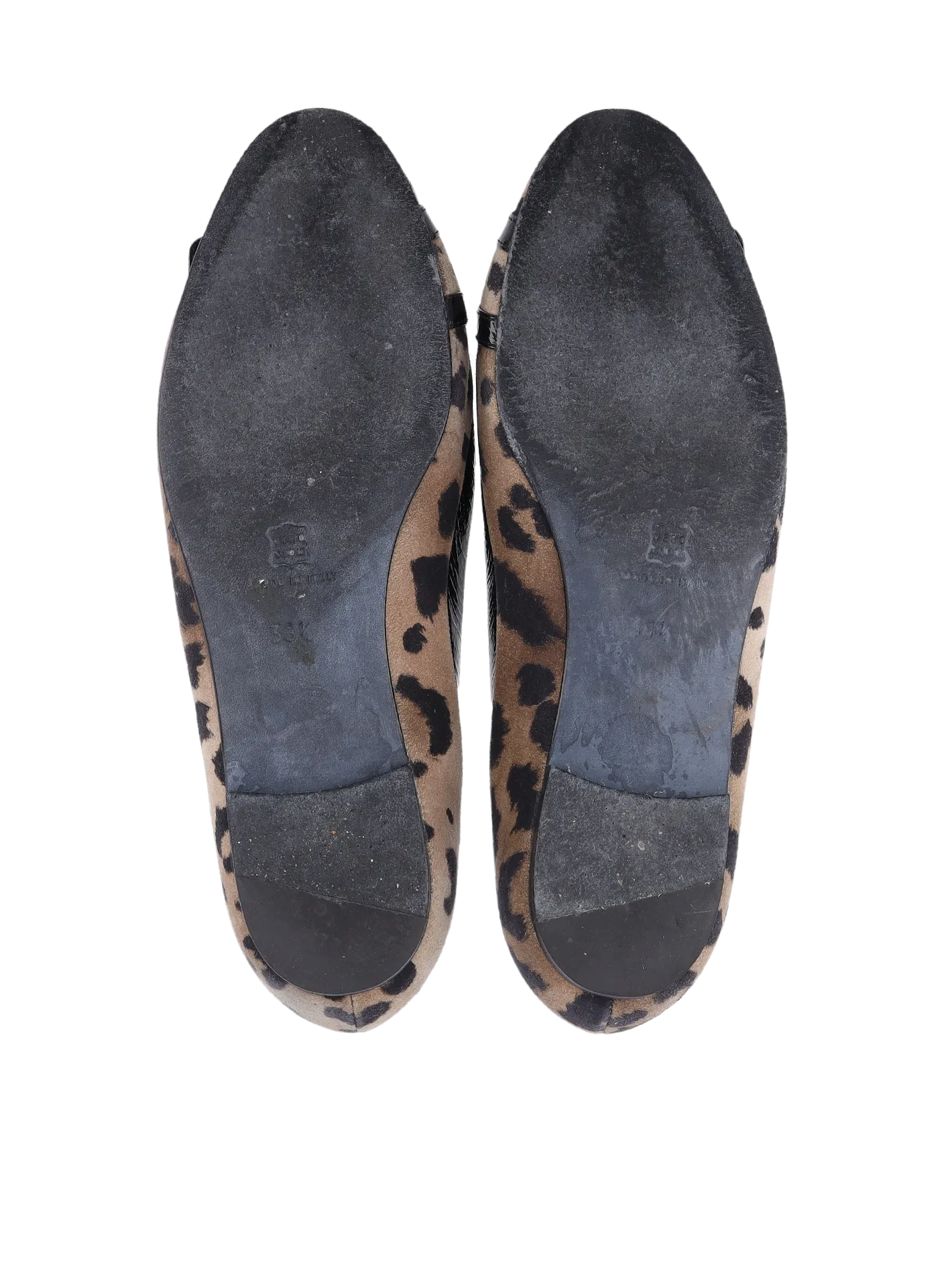 animal print ballet flats