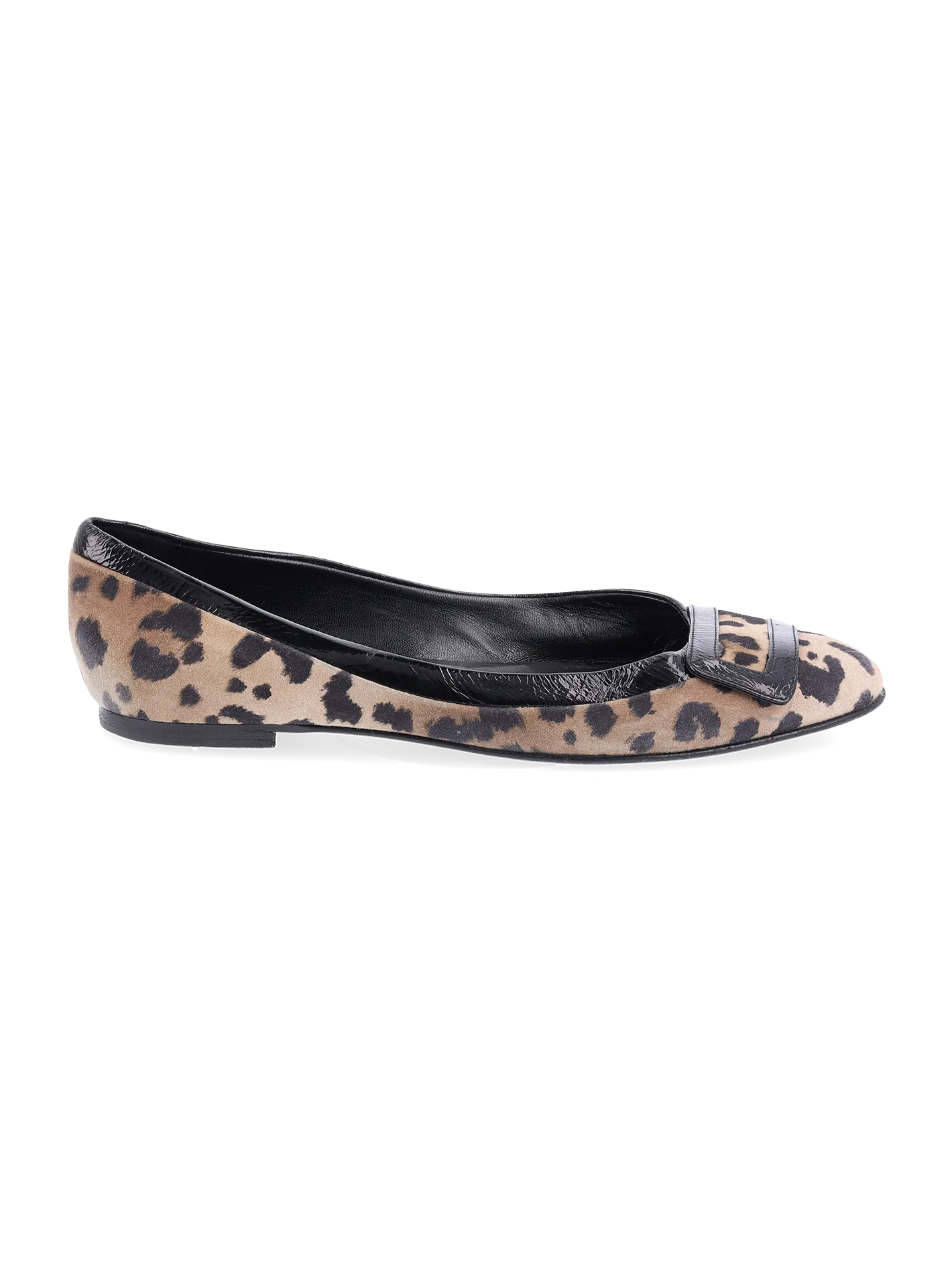 animal print ballet flats