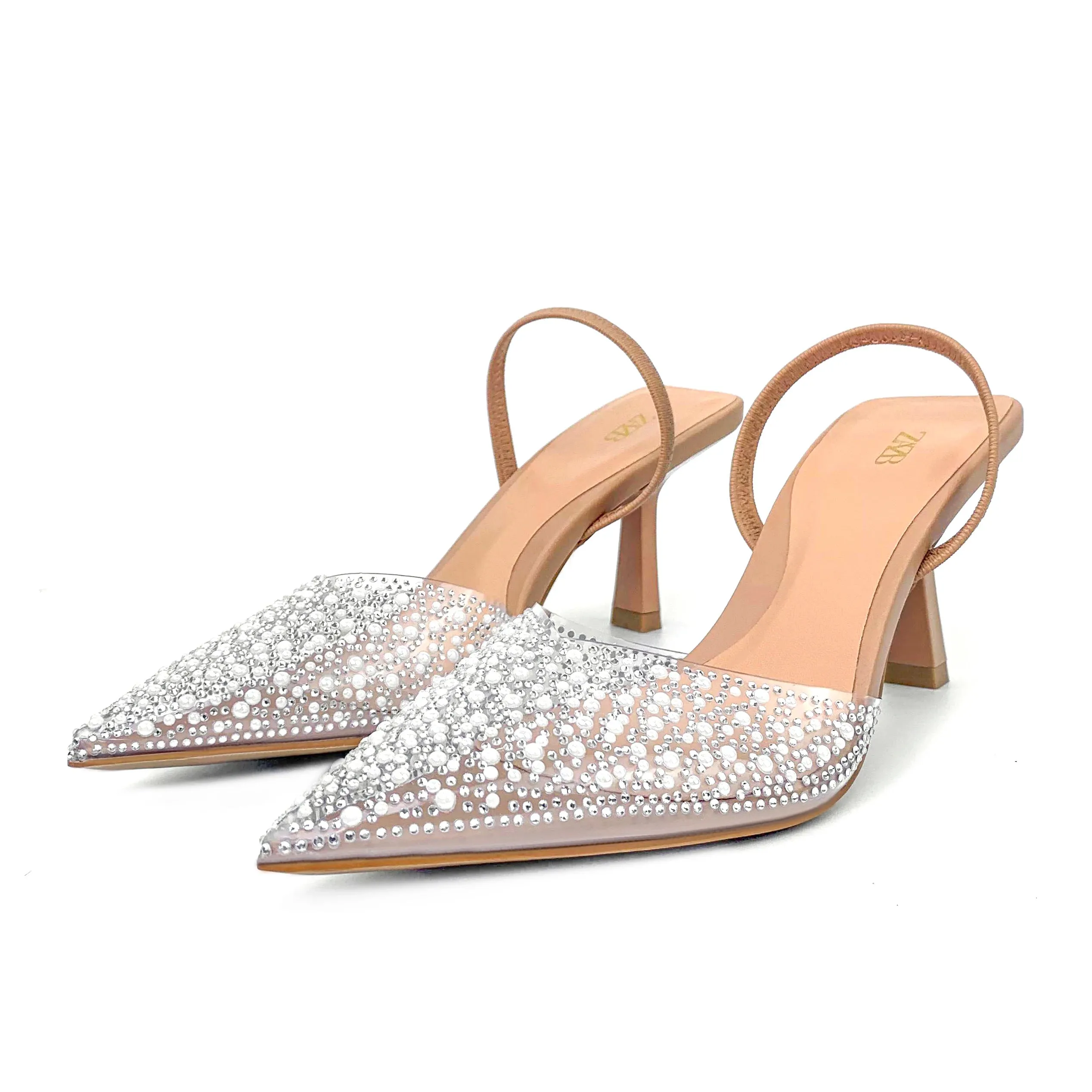 ARWEN&AJH GROUPCustomized exquisite and fashionable women's high heels, women's pearl high heels sandals