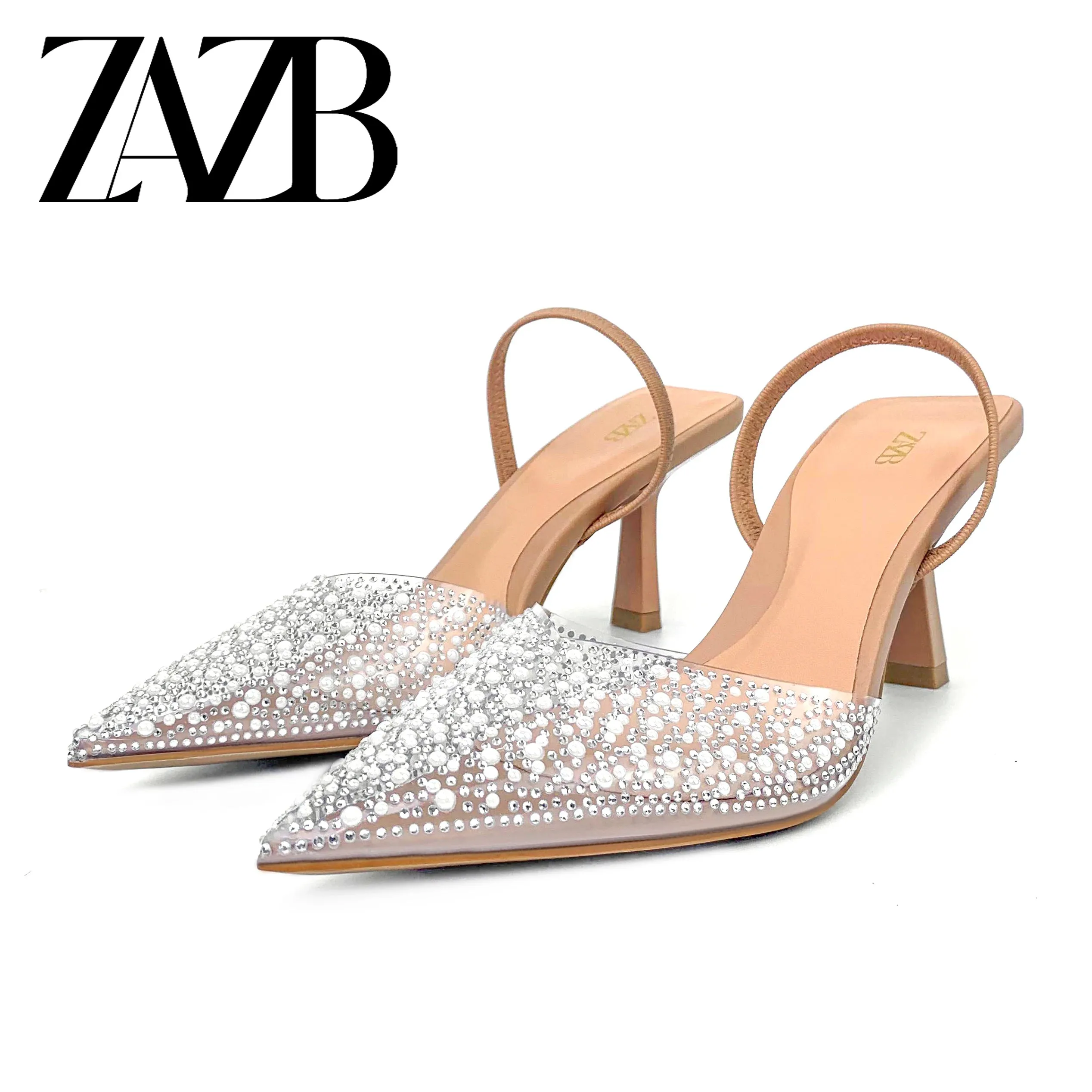 ARWEN&AJH GROUPCustomized exquisite and fashionable women's high heels, women's pearl high heels sandals