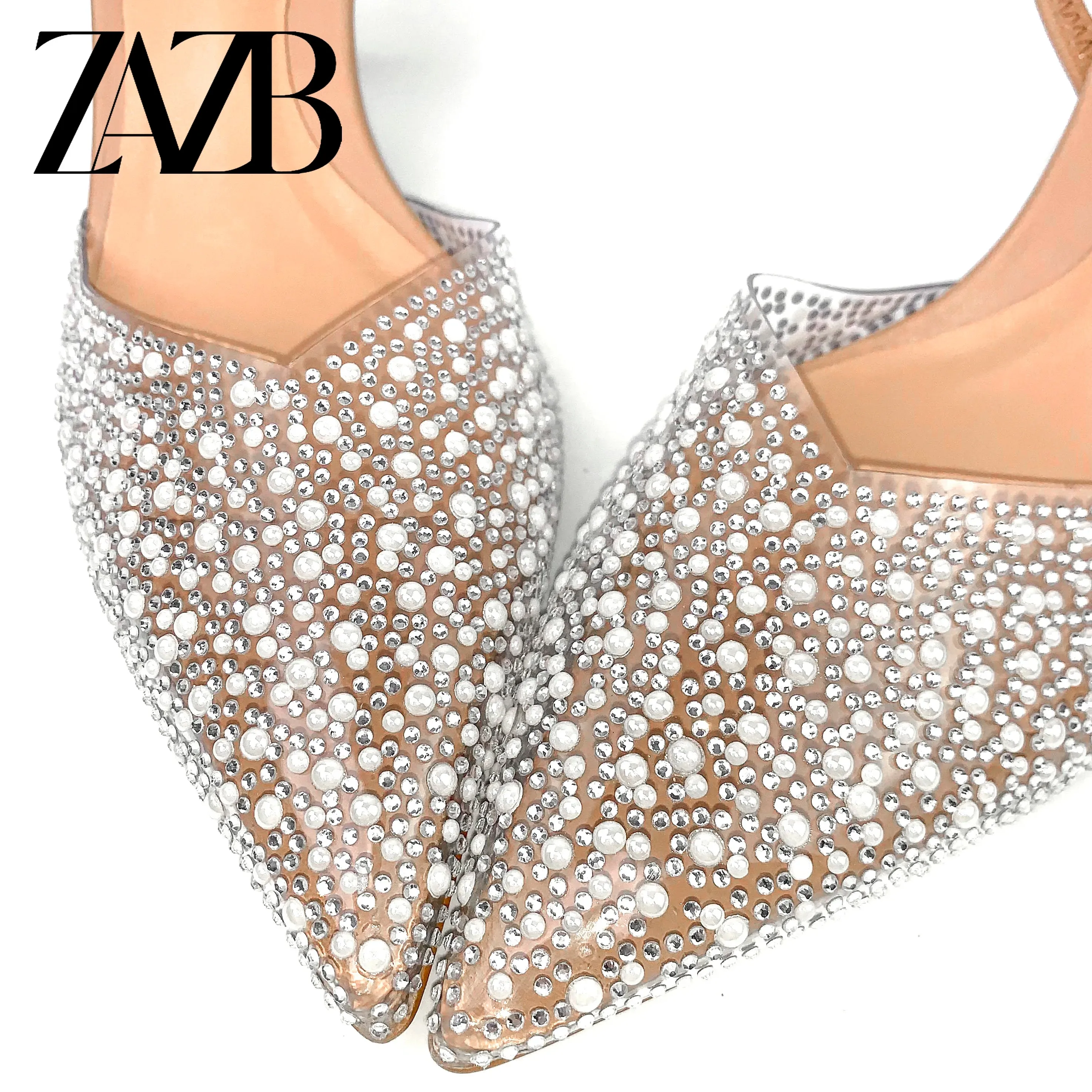 ARWEN&AJH GROUPCustomized exquisite and fashionable women's high heels, women's pearl high heels sandals