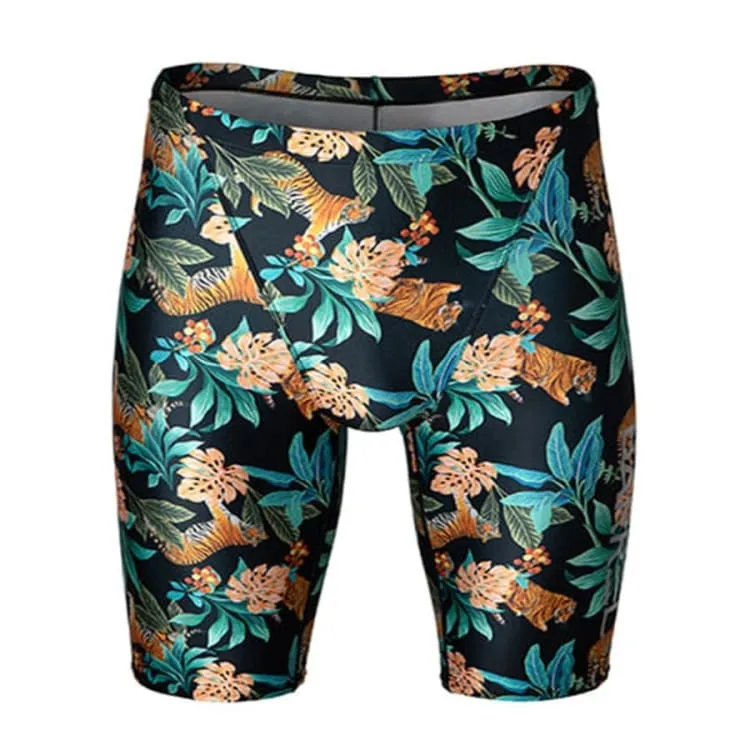 Barrel Mens Racing Fit Pattern Jammer-TIGER