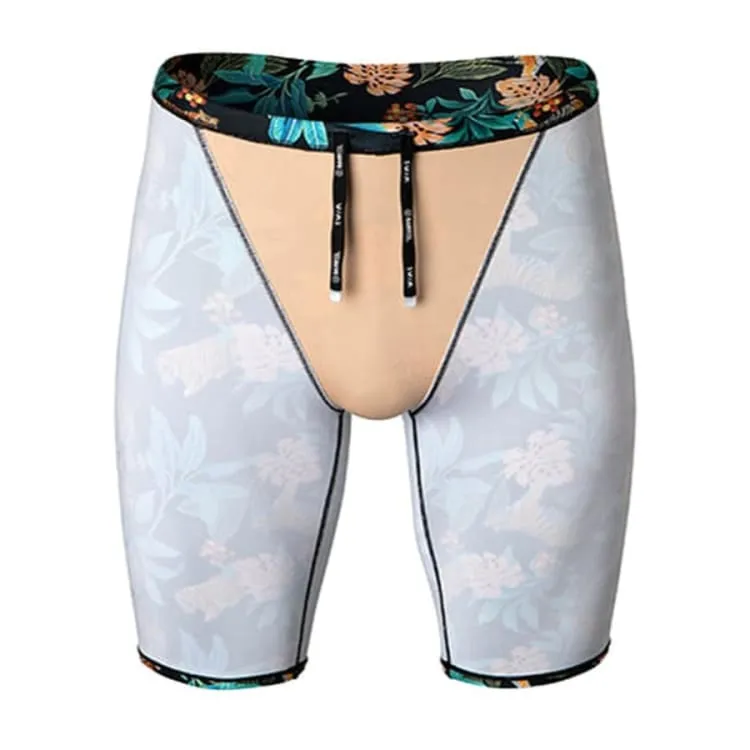 Barrel Mens Racing Fit Pattern Jammer-TIGER