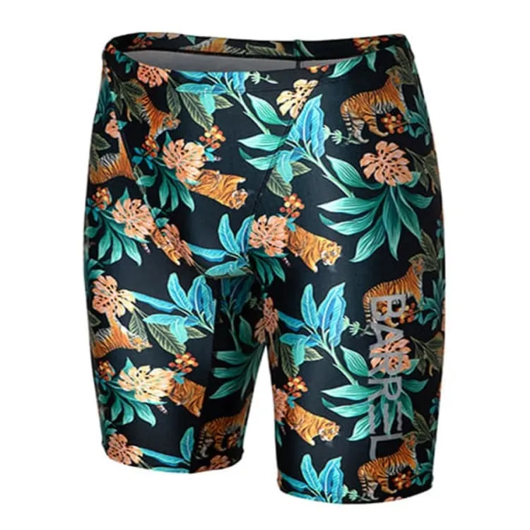 Barrel Mens Racing Fit Pattern Jammer-TIGER