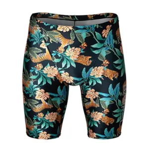 Barrel Mens Racing Fit Pattern Jammer-TIGER