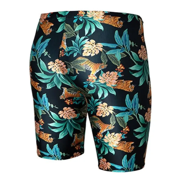 Barrel Mens Racing Fit Pattern Jammer-TIGER