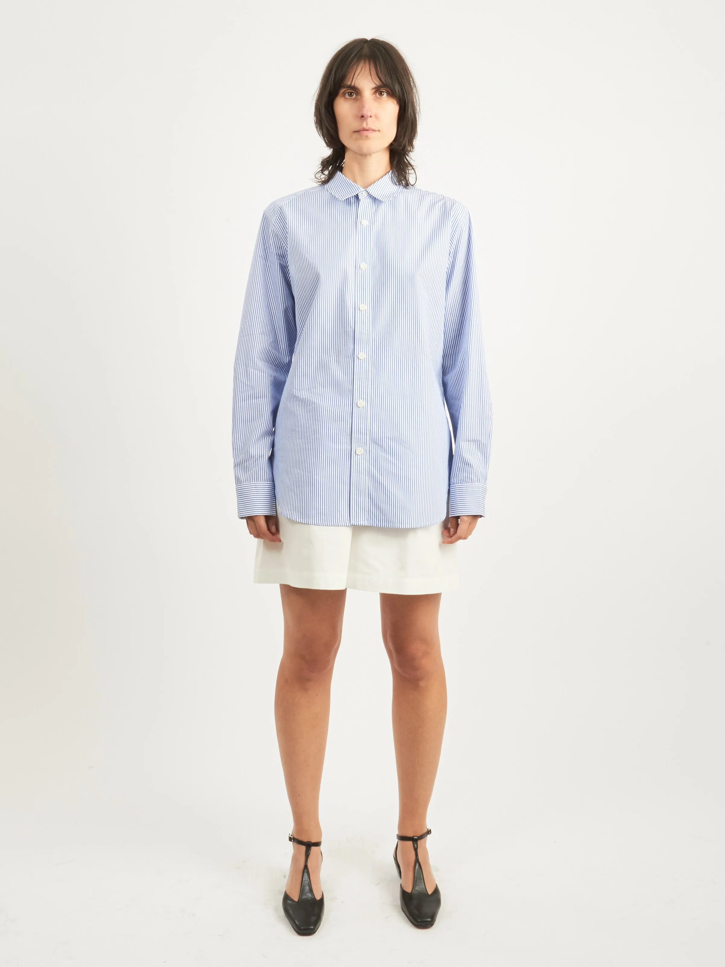 Blue/Multi Striped Charlie Men's Slim Shirt