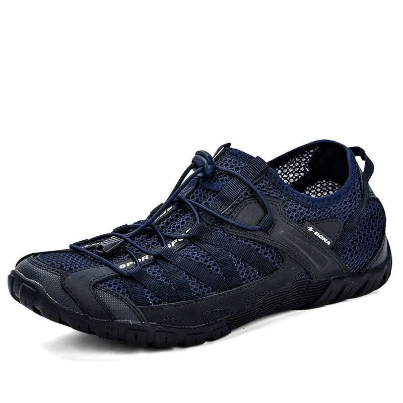 Breathable Mesh Flexible Sneakers for Men / Lightweight Sports Footwear - SF0758