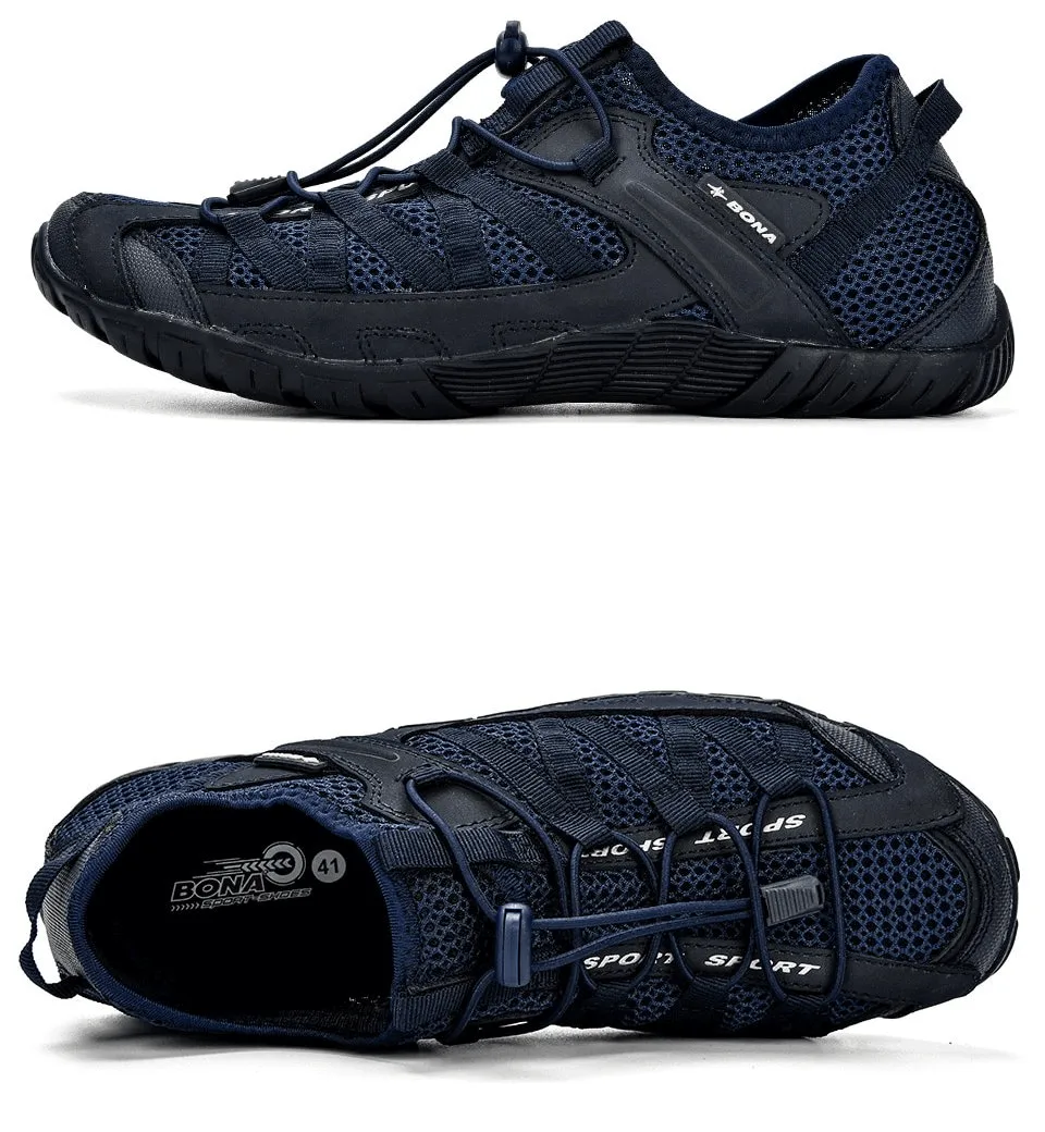 Breathable Mesh Flexible Sneakers for Men / Lightweight Sports Footwear - SF0758