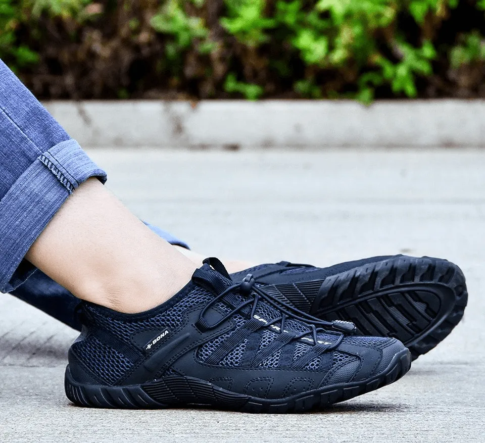 Breathable Mesh Flexible Sneakers for Men / Lightweight Sports Footwear - SF0758