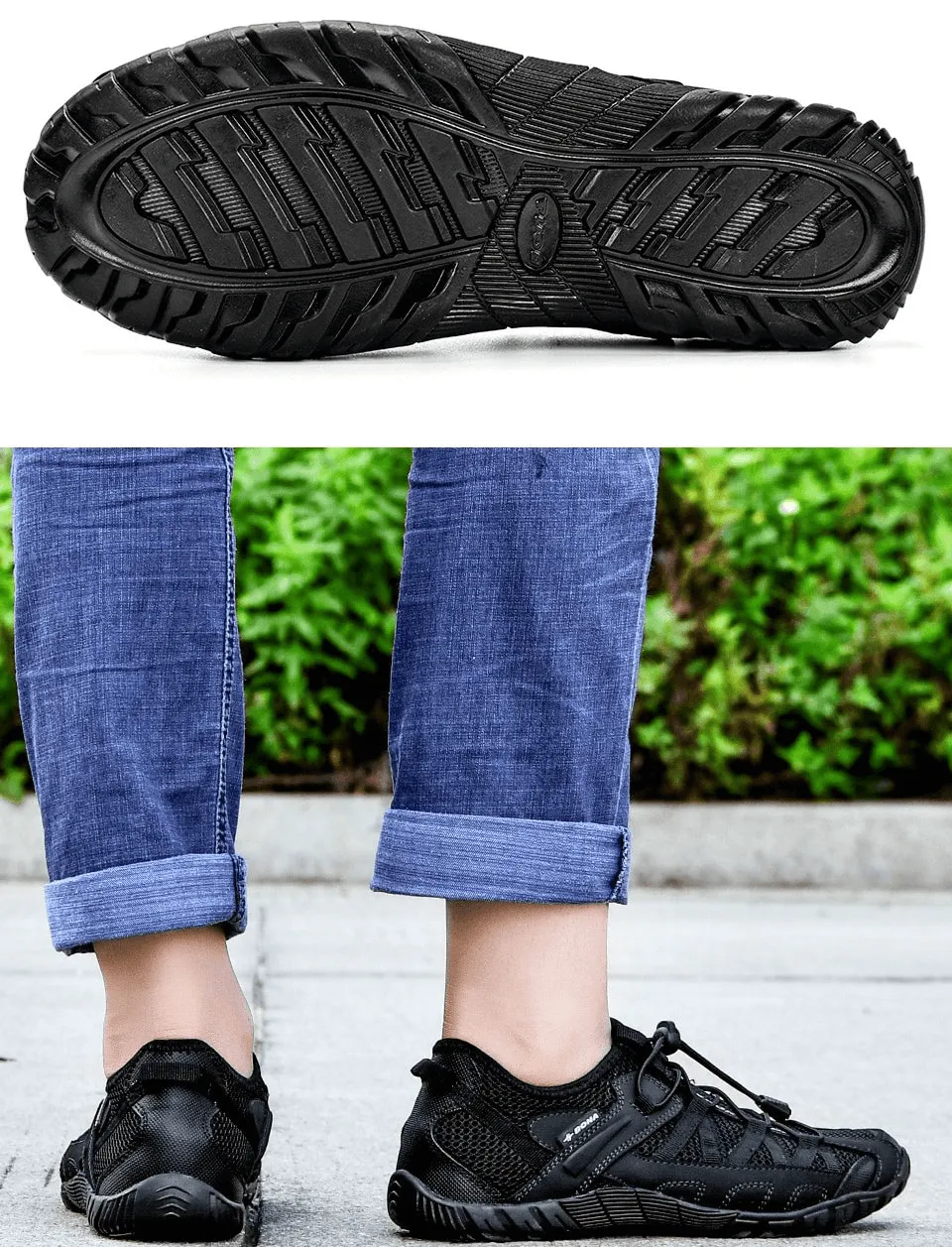 Breathable Mesh Flexible Sneakers for Men / Lightweight Sports Footwear - SF0758