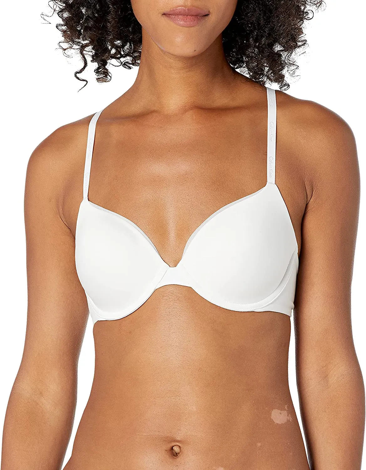 Calvin Klein Womens Constant Convertible Strap Lightly Lined Demi Bra