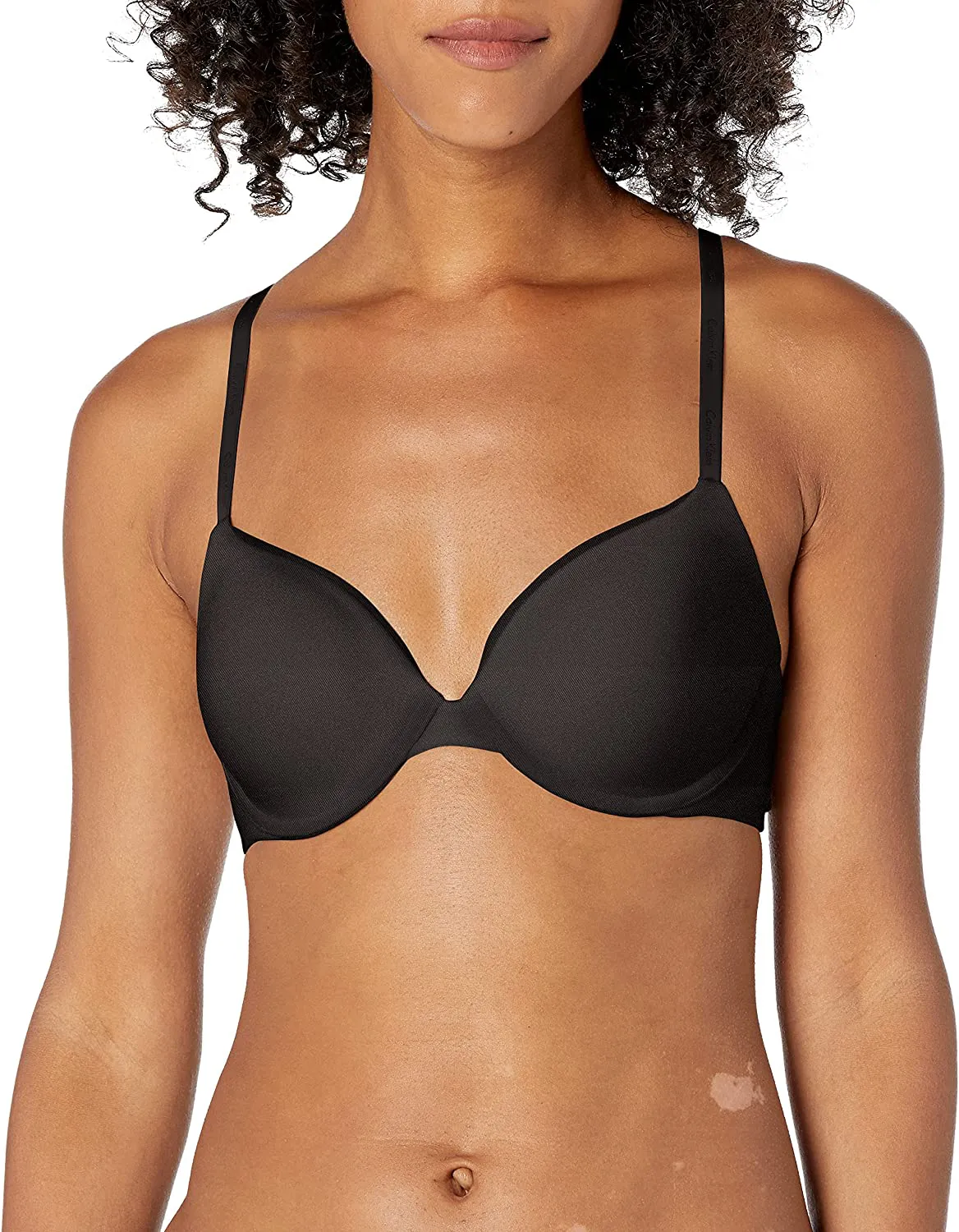 Calvin Klein Womens Constant Convertible Strap Lightly Lined Demi Bra