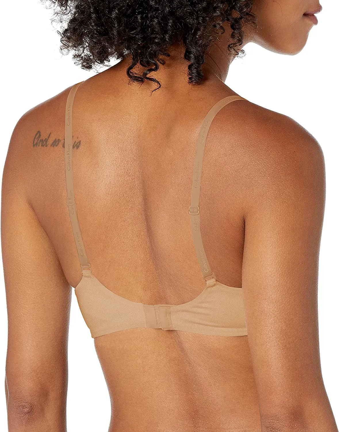Calvin Klein Womens Constant Convertible Strap Lightly Lined Demi Bra