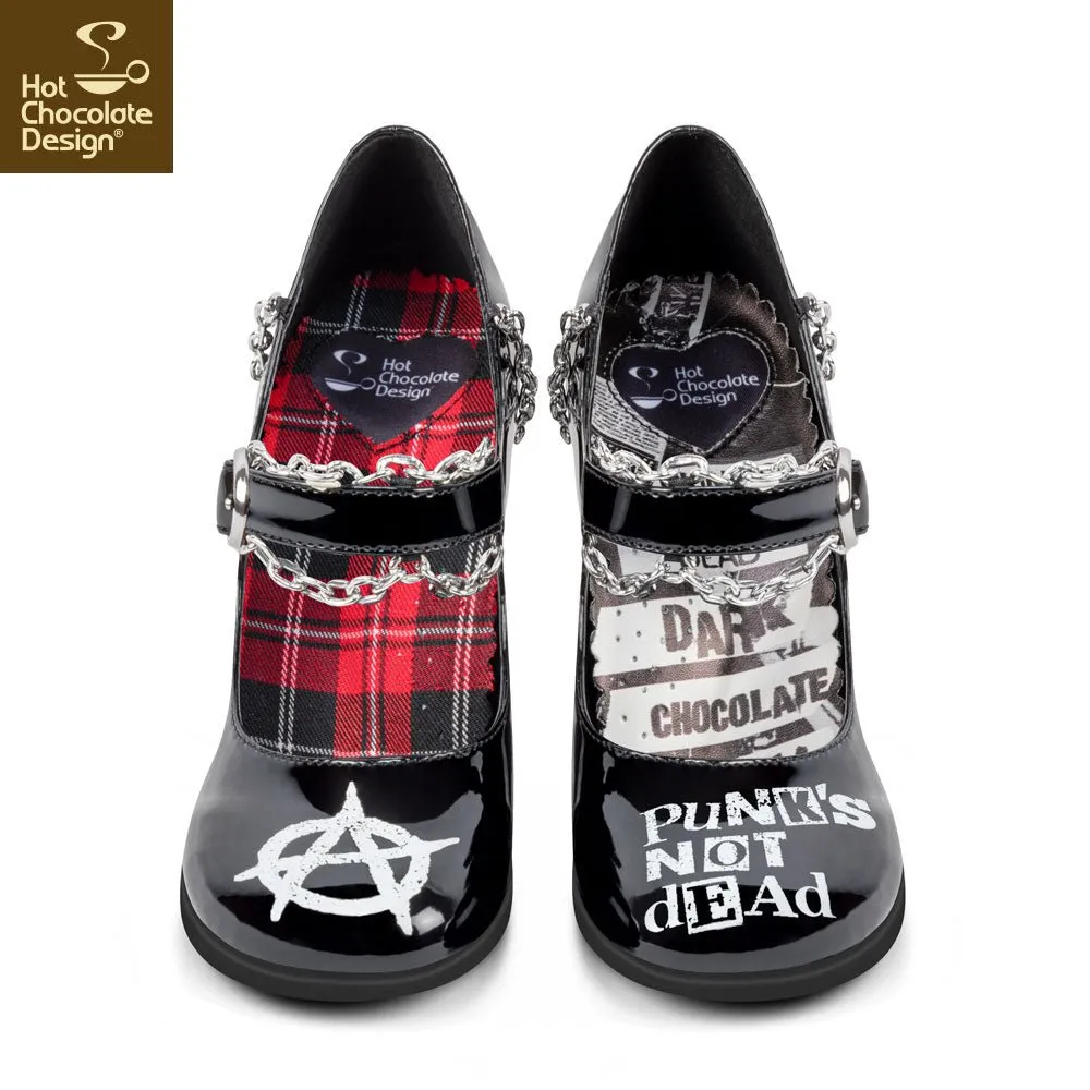 Chocolaticas® PUNK IS NOT DEAD Women's Mary Jane Pump