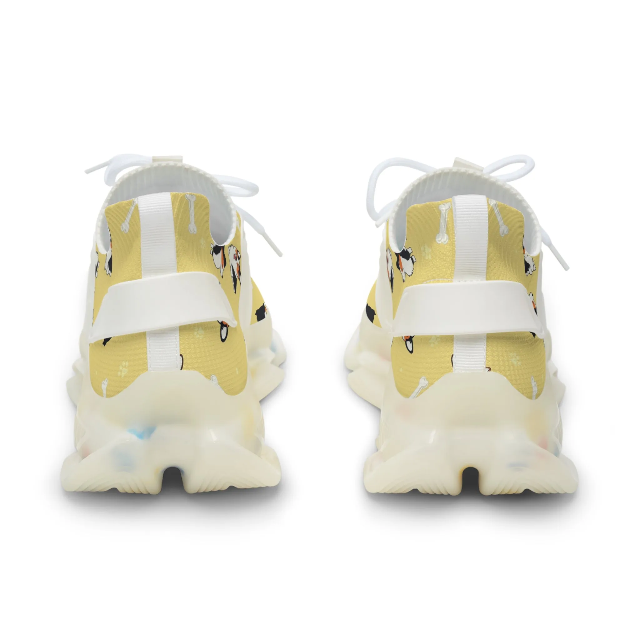 Corgi Dog Men's Mesh Sneakers