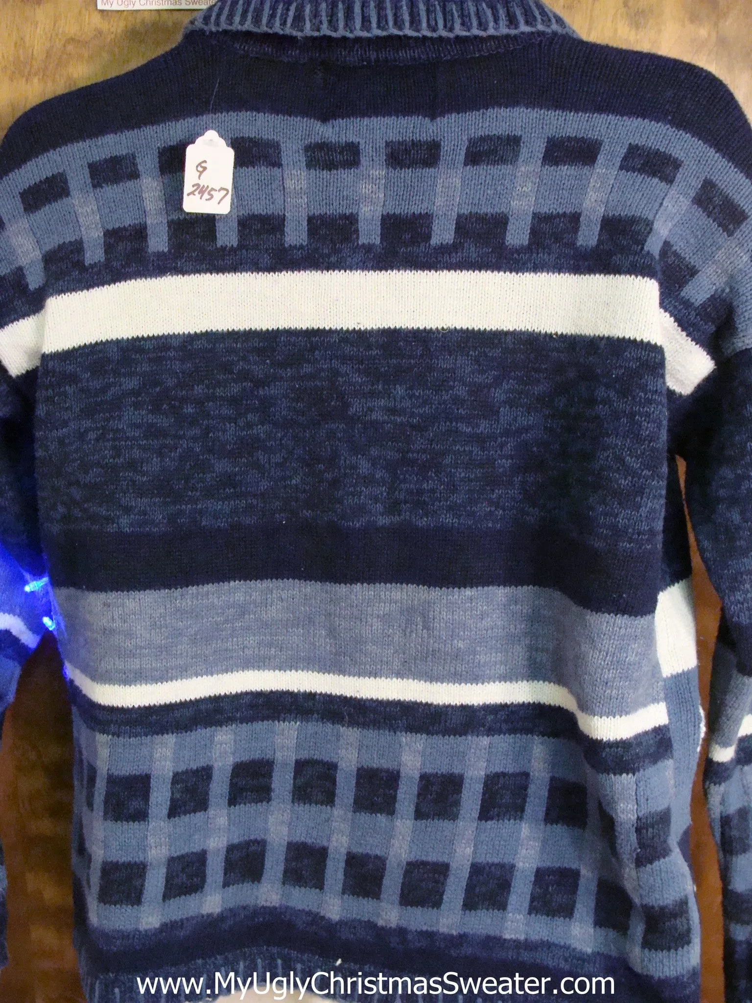 Crazy FROSTY Christmas Sweater with Lights