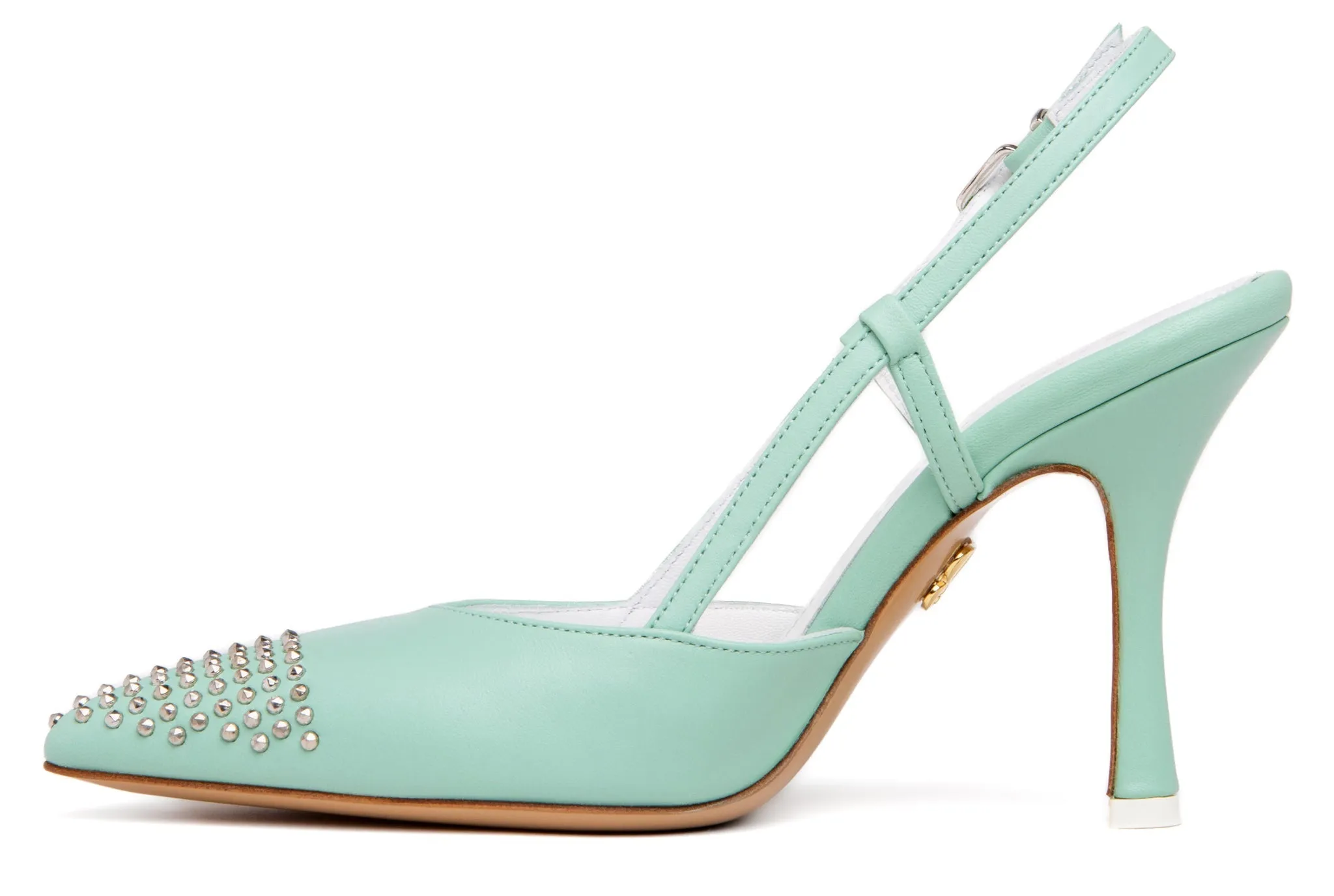 Diana Pink Leather Slingback
