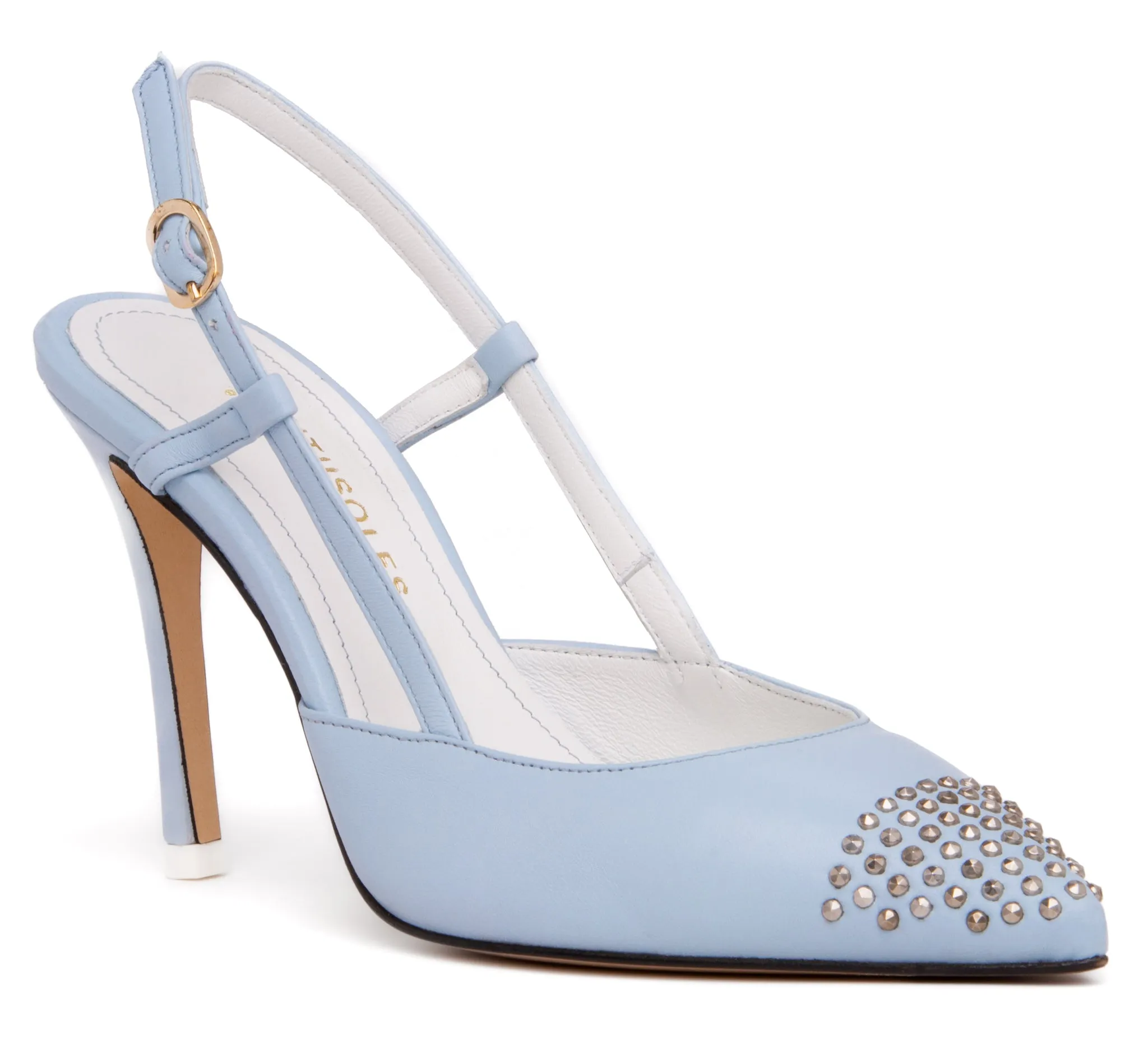 Diana Pink Leather Slingback