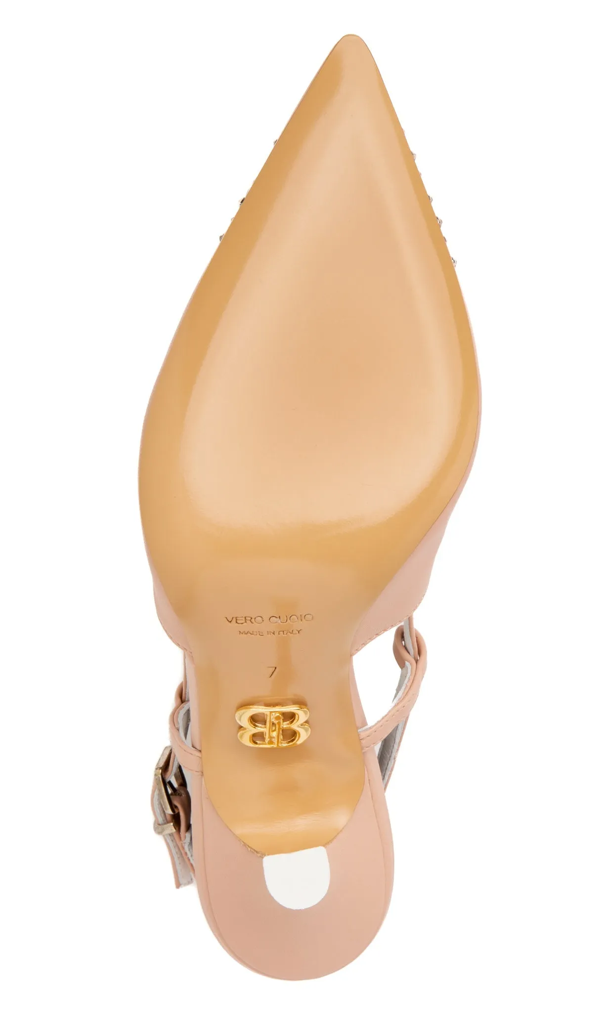 Diana Pink Leather Slingback