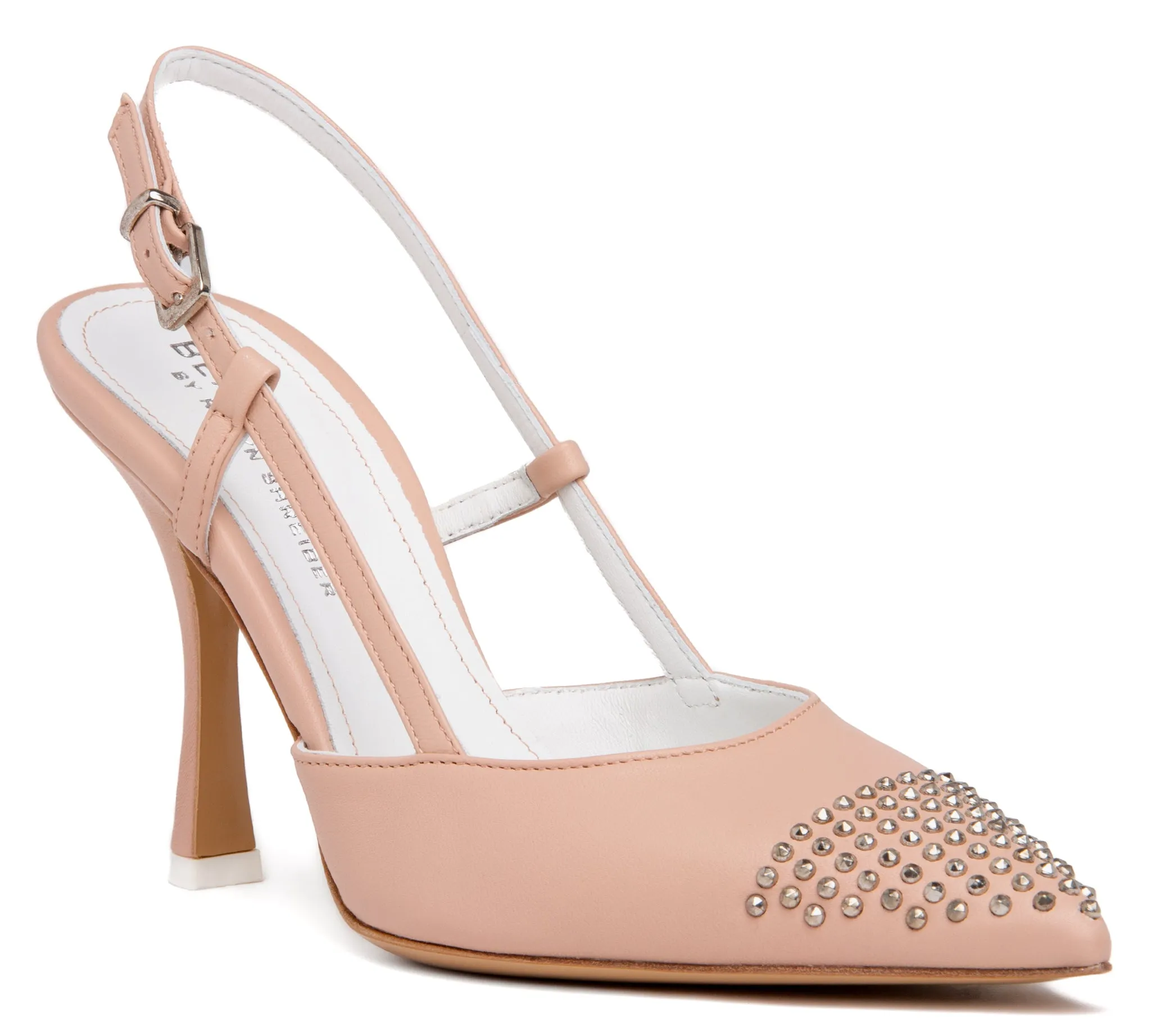 Diana Yellow Leather Slingback