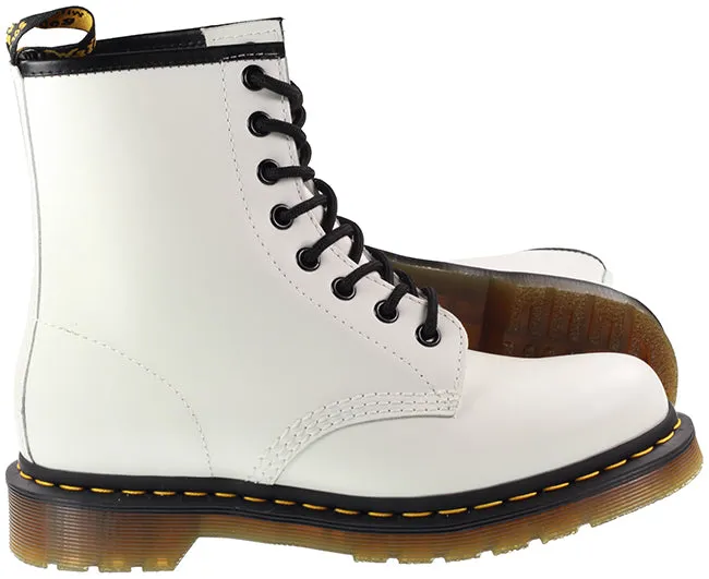 Dr Martens Womens Shoes 1460 Smooth White