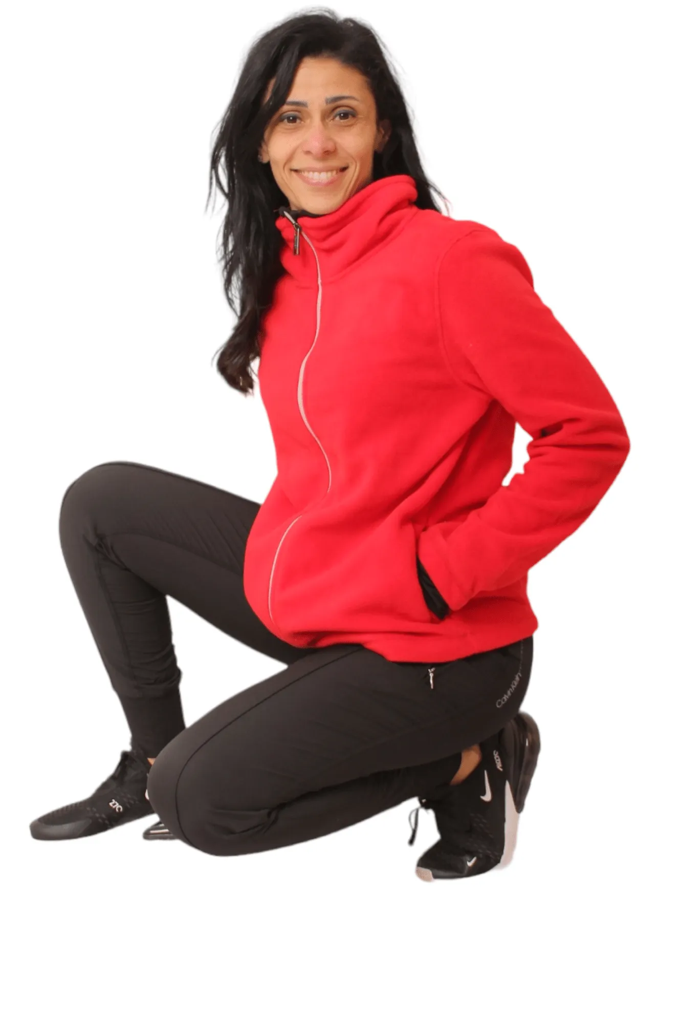 Full Zipper Jacket - CK - Red