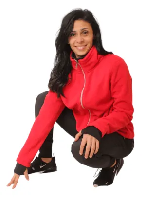 Full Zipper Jacket - CK - Red