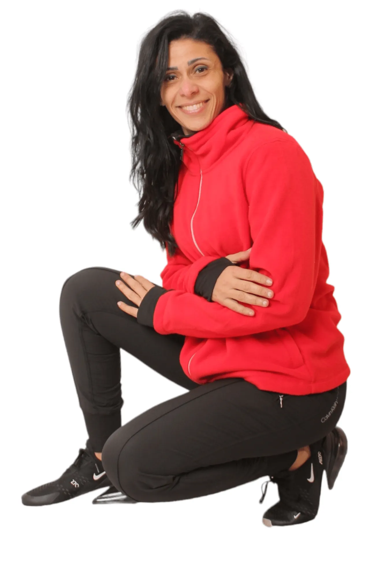 Full Zipper Jacket - CK - Red