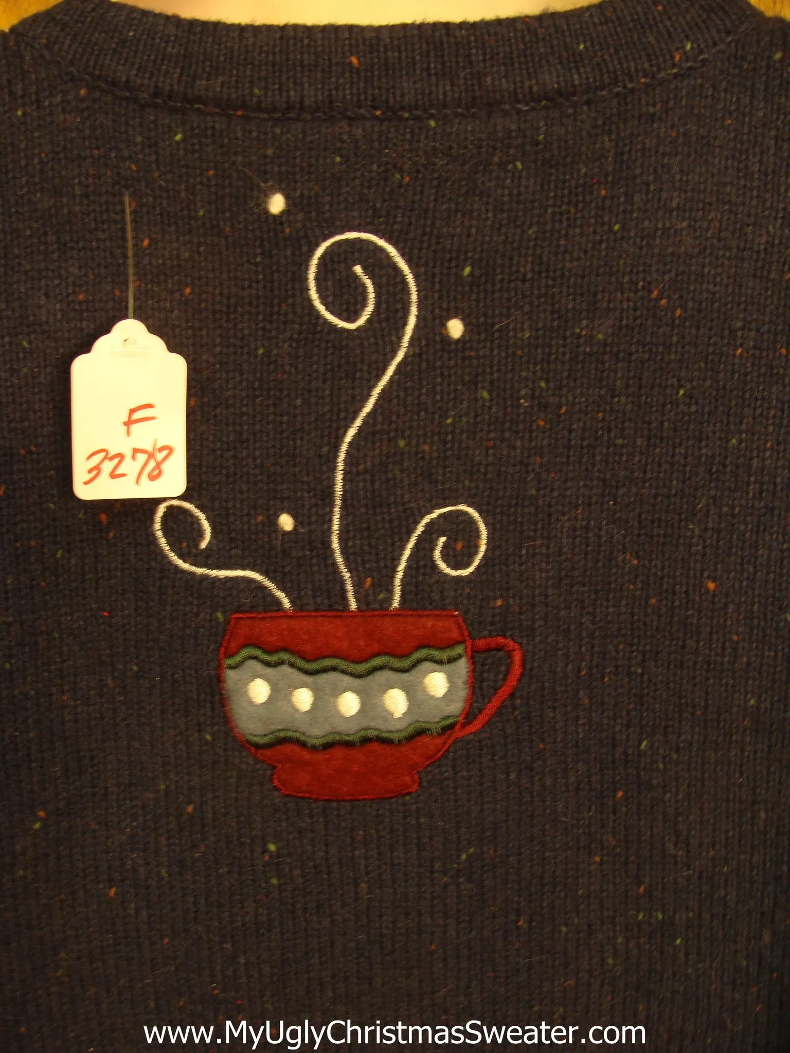 Horrible 2sided Colorblock Ugly Christmas Sweater