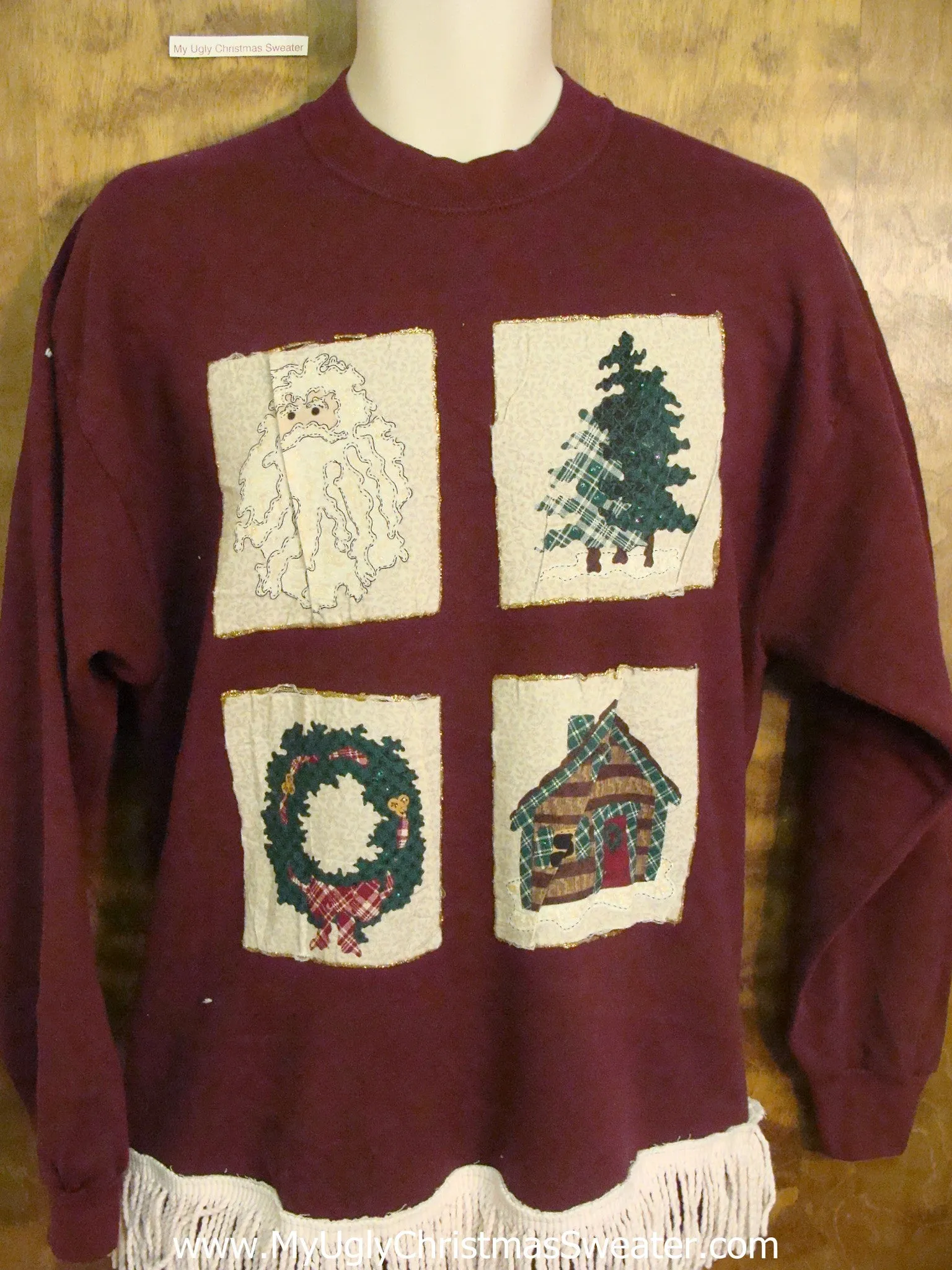 Horrible 80s Blocks Funny Novelty Christmas Sweatshirt