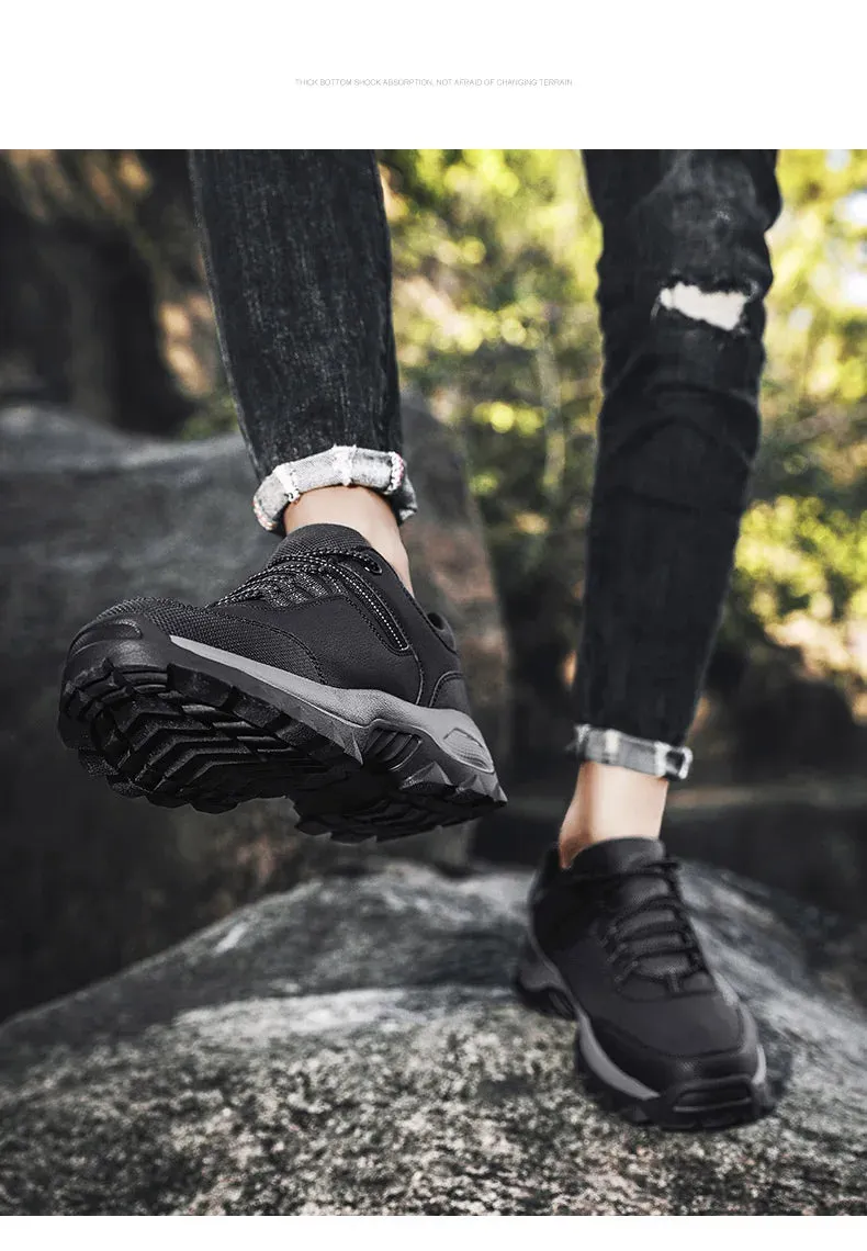 Men outdoor casual sneakers comfortable lightweight shoes Flats Walking Sneakers - MS50309