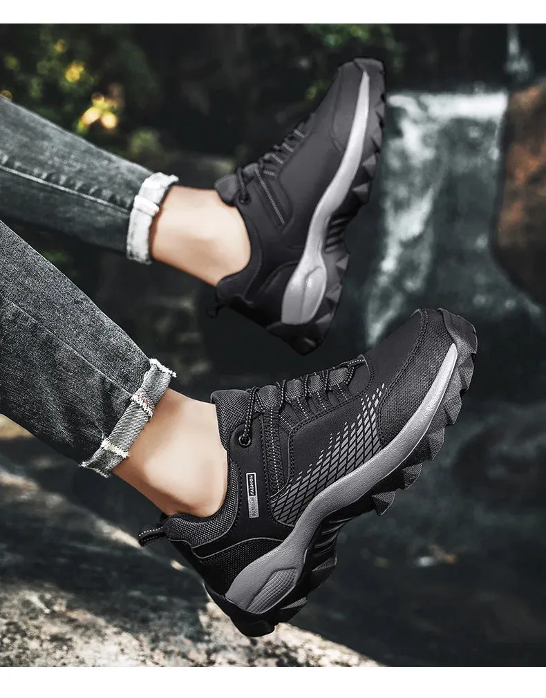 Men outdoor casual sneakers comfortable lightweight shoes Flats Walking Sneakers - MS50309