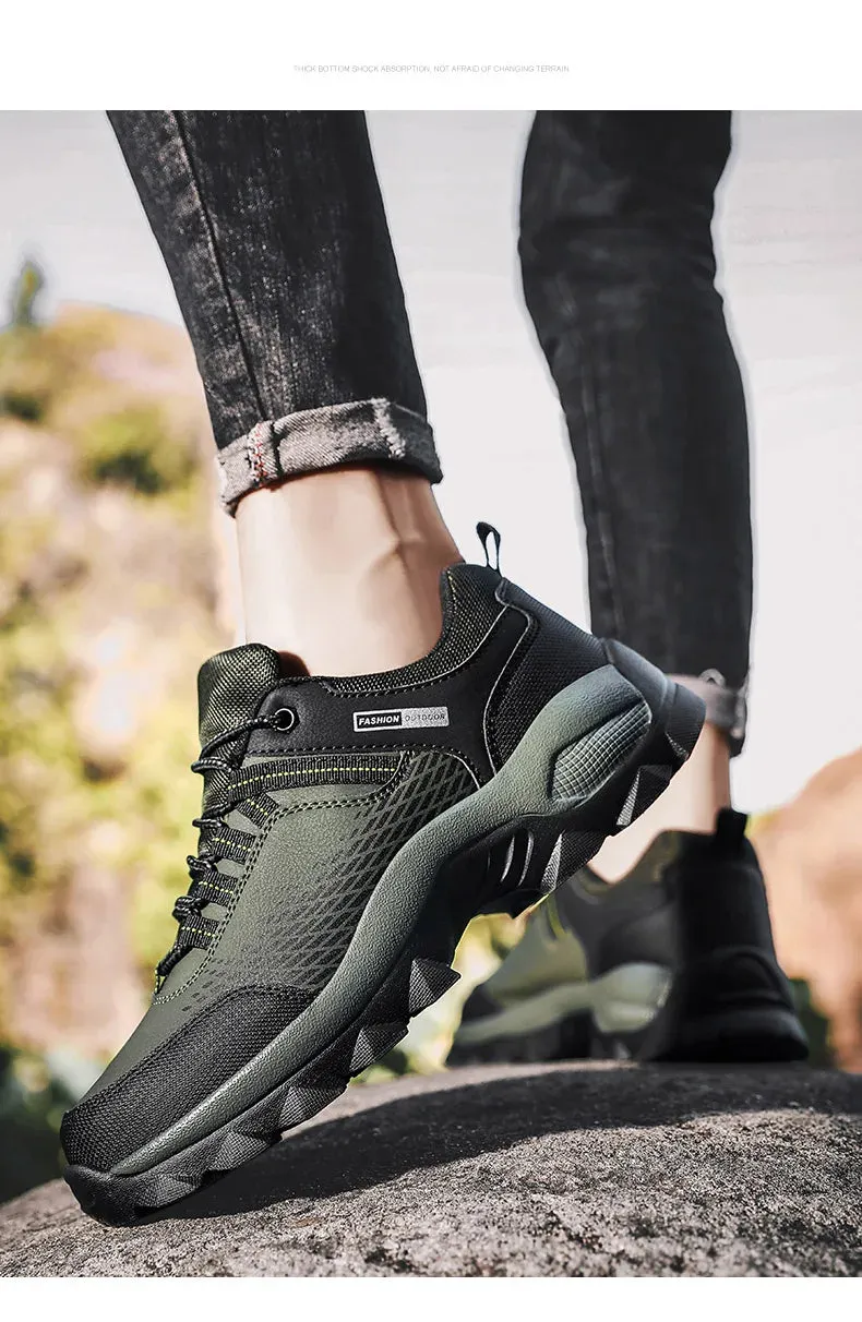 Men outdoor casual sneakers comfortable lightweight shoes Flats Walking Sneakers - MS50309