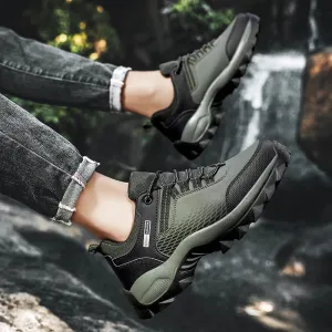 Men outdoor casual sneakers comfortable lightweight shoes Flats Walking Sneakers - MS50309