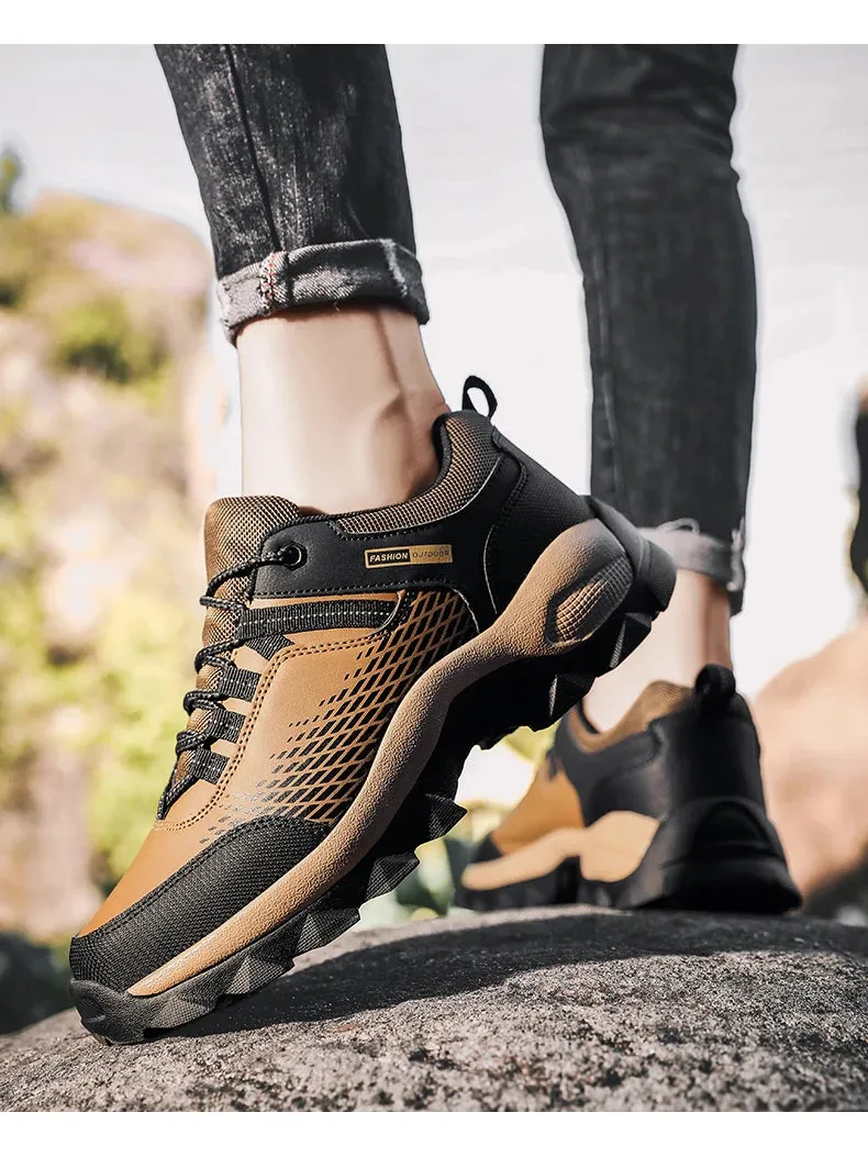 Men outdoor casual sneakers comfortable lightweight shoes Flats Walking Sneakers - MS50309