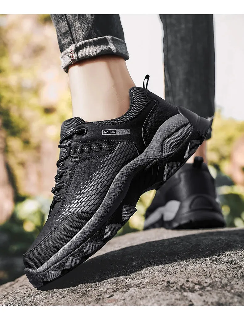 Men outdoor casual sneakers comfortable lightweight shoes Flats Walking Sneakers - MS50309