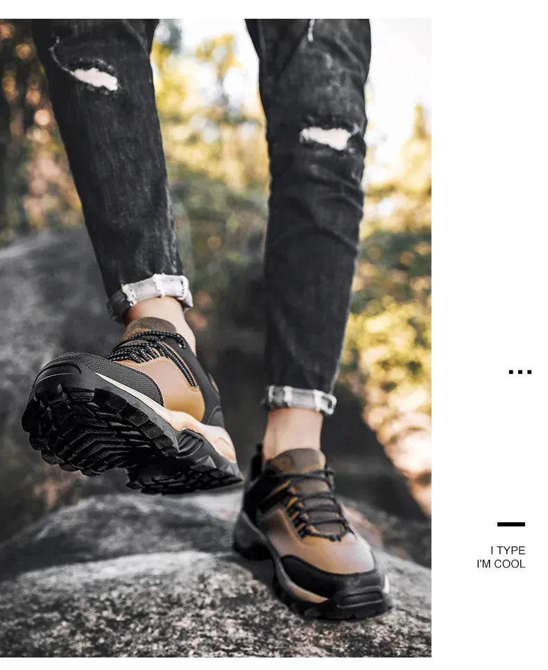 Men outdoor casual sneakers comfortable lightweight shoes Flats Walking Sneakers - MS50309