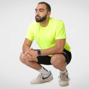 Men Polyester Tshirt - DieHard - Phosphoric Yellow