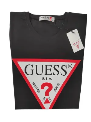 Men Round Tshirt (GS) (Slim-Fit) - Black