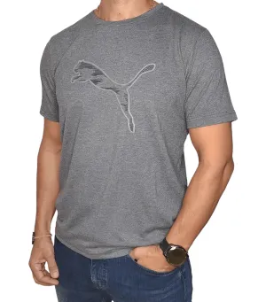 Men Tshirt (local made Puma) - Dark Grey