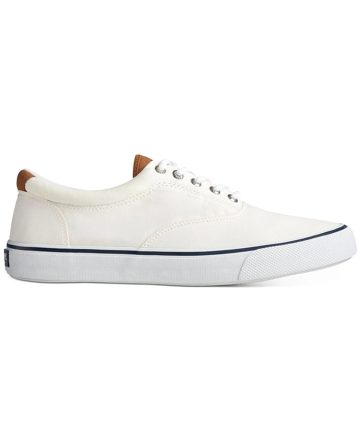 Men's canvas sneakers striper ii cvo core Sperry, white