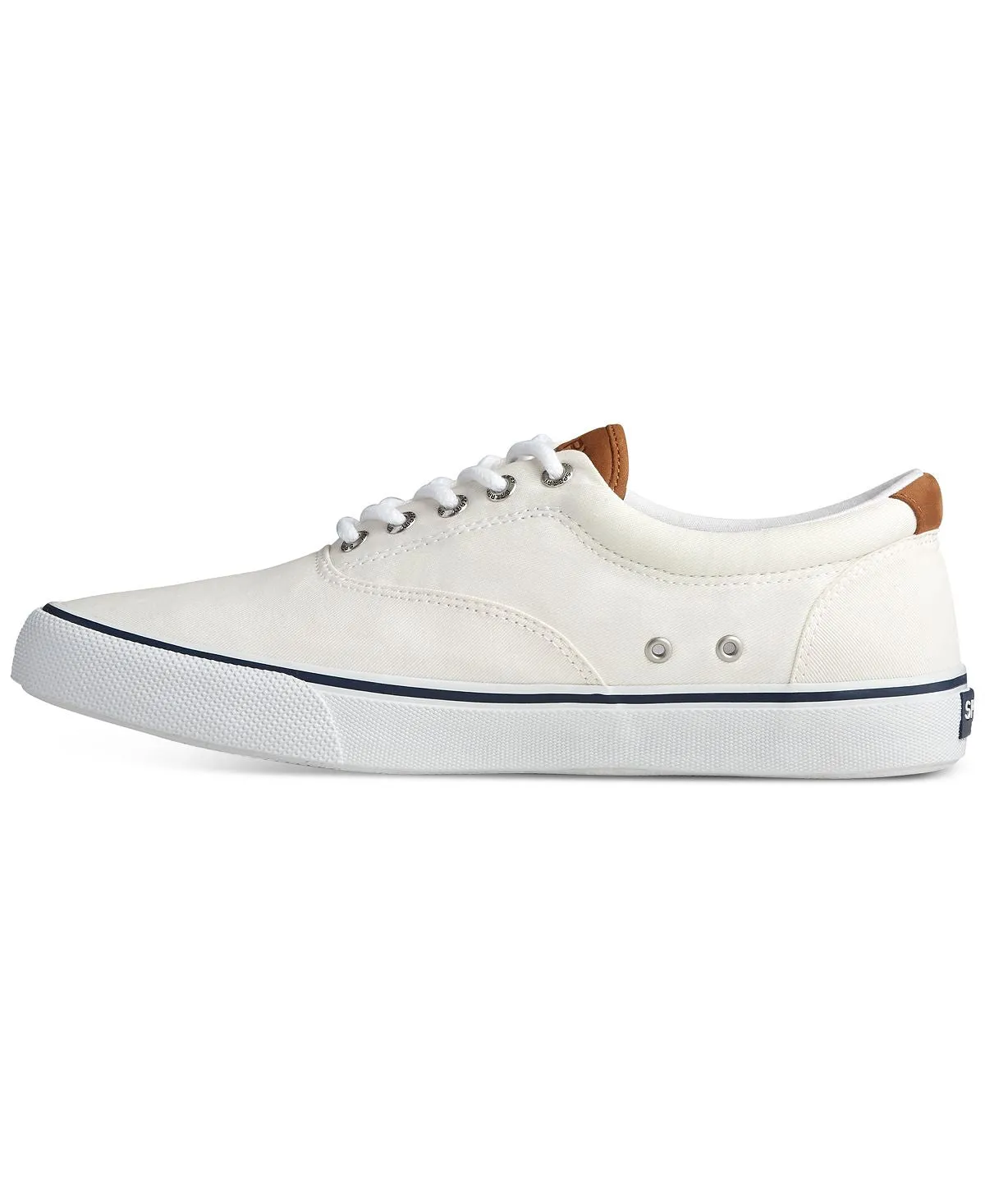 Men's canvas sneakers striper ii cvo core Sperry, white