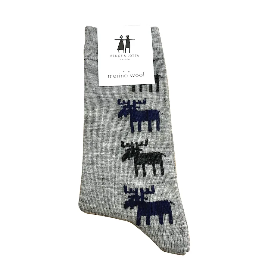 Moose - Bengt and Lotta - Swedish Socks