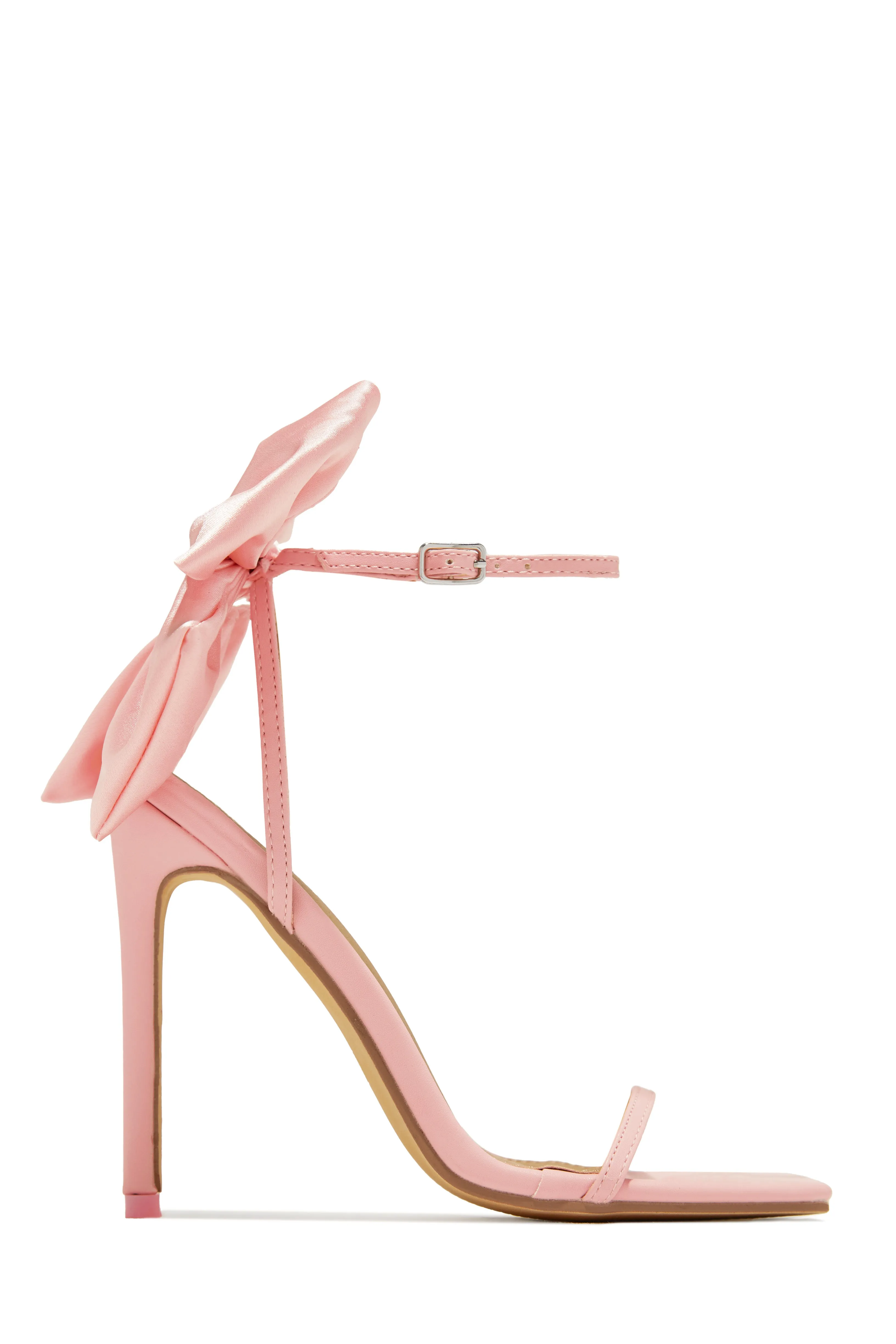 Pauline High Heels with Bow Detailing - Black