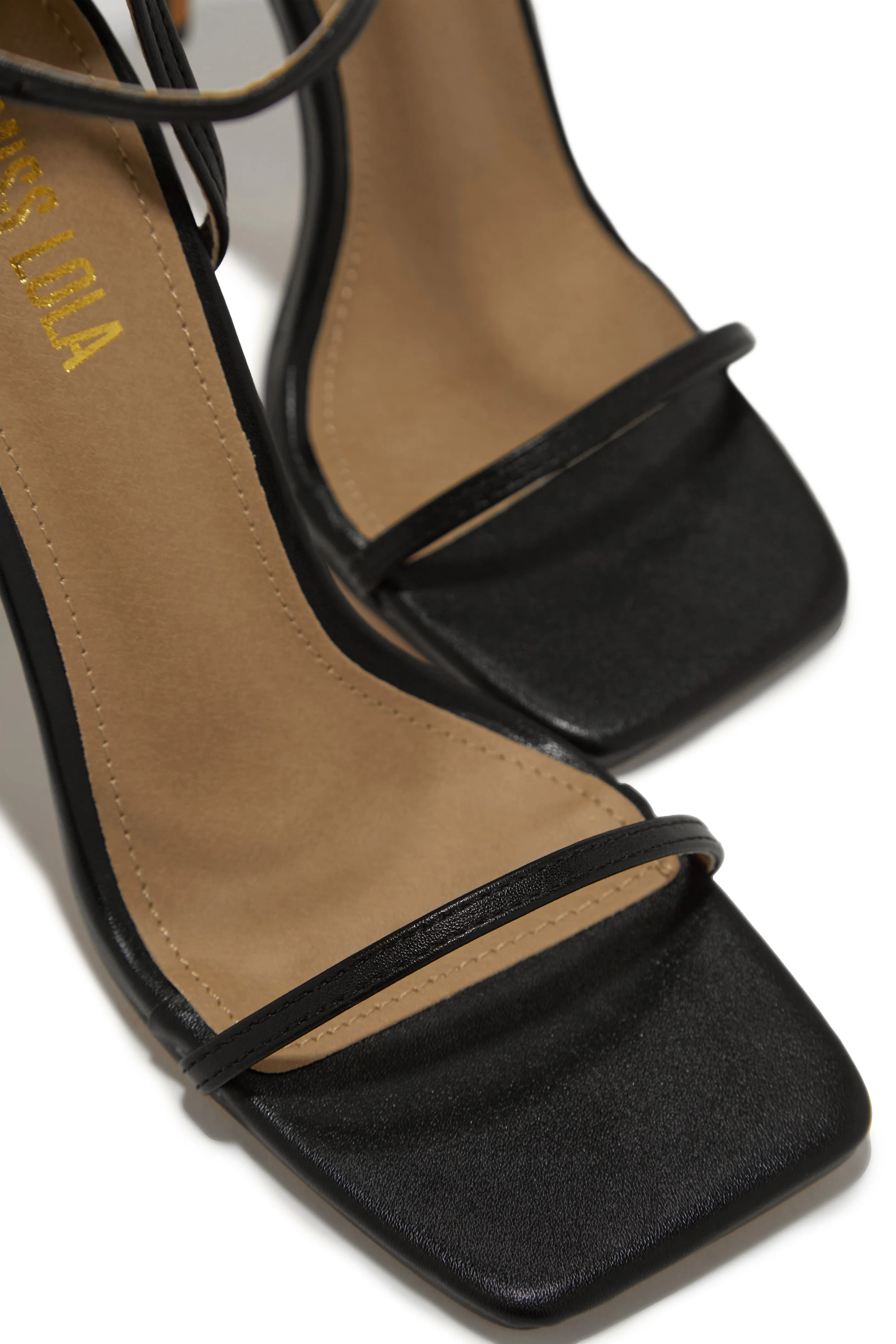 Pauline High Heels with Bow Detailing - Black