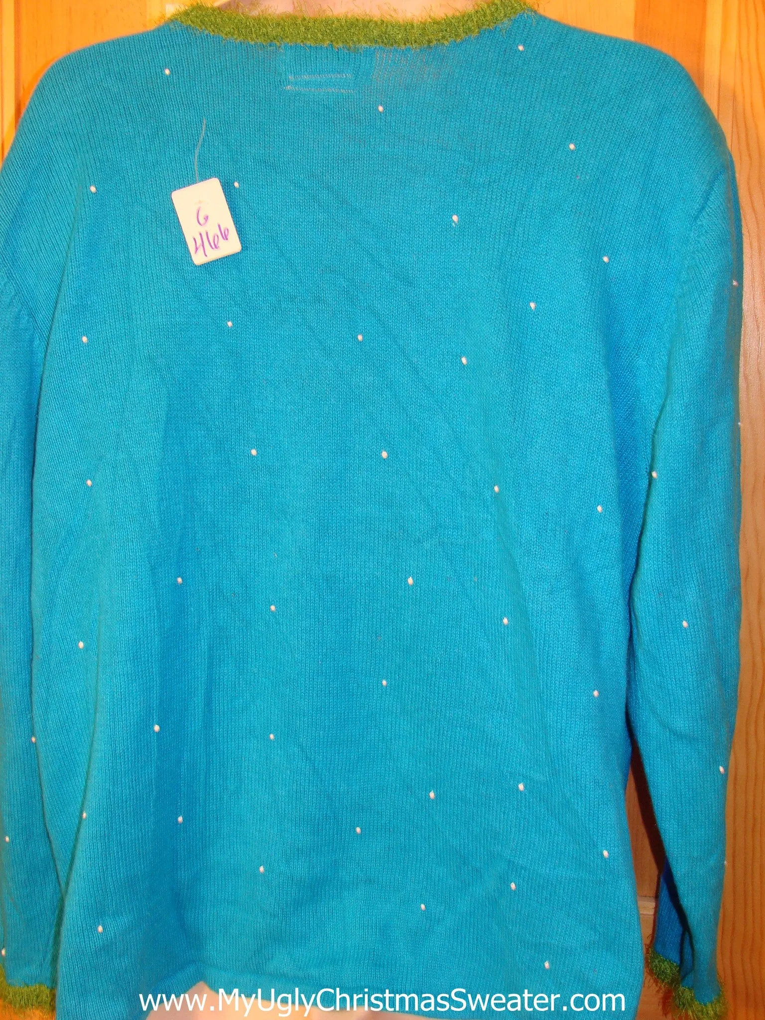 Pointy Shoe Tree Light Up Ugly Christmas Sweater