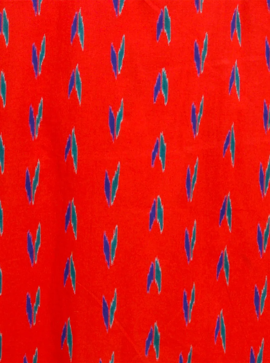 Red, Blue & Green Kurta | Azania