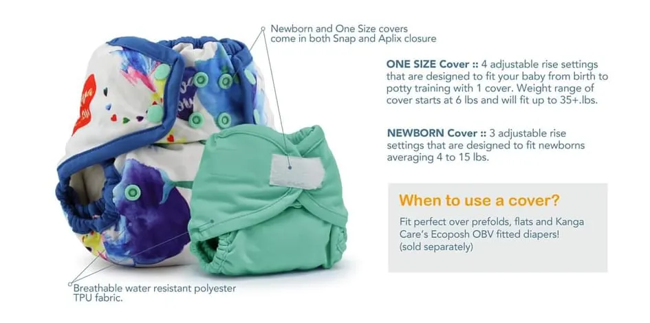 Retro Standard - Newborn Flats Cloth Diaper Bundle